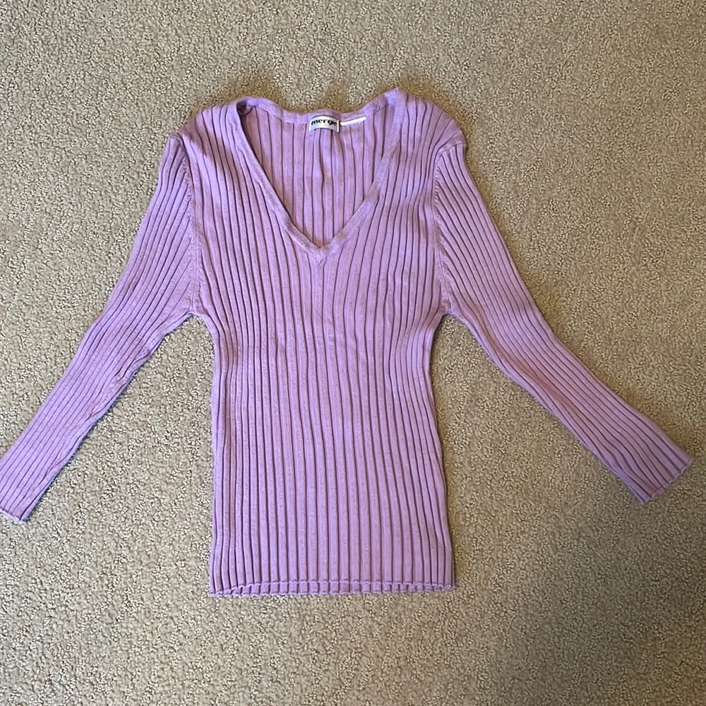 Y2K purple top